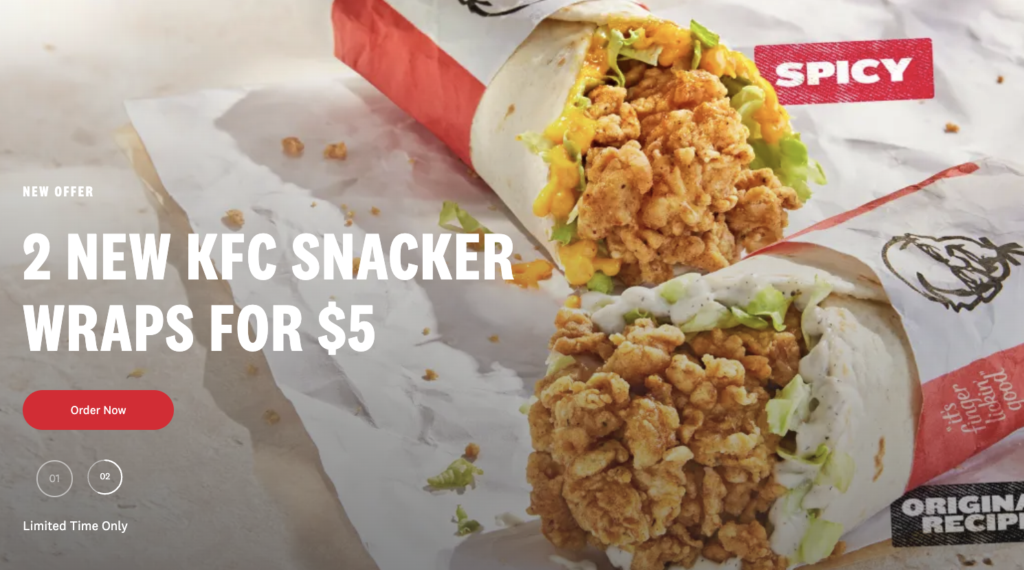 KFC Canada Limited Time Offers 10 Meal for 2 + 2 New KFC Snacker Wraps for 5 Canadian